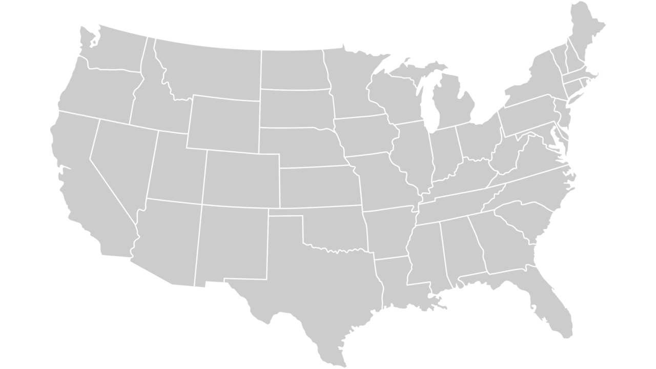 USA map hd